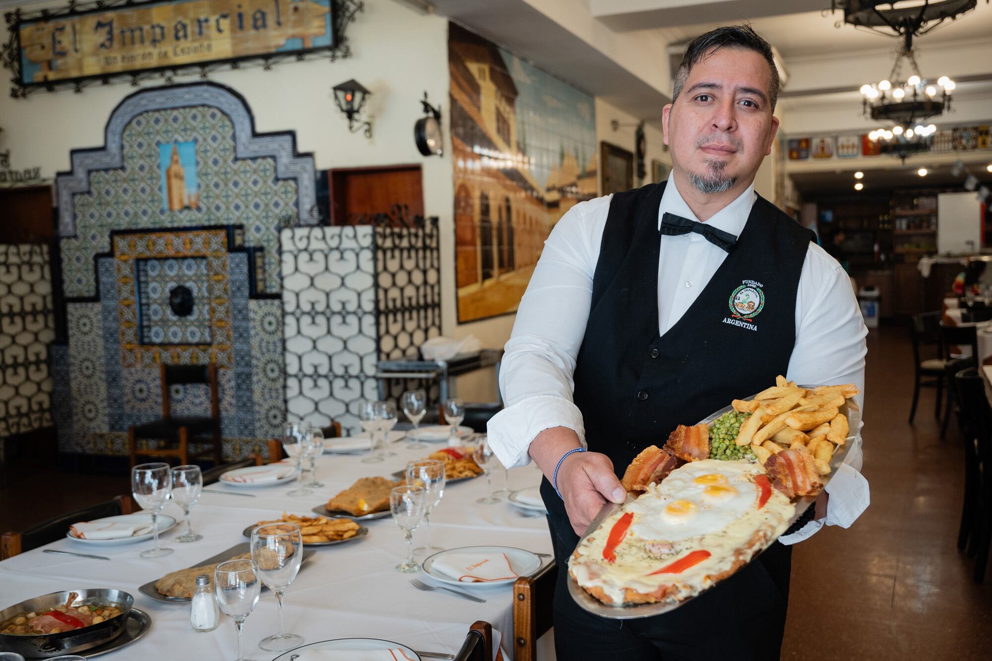 La milanesa El Imparcial, del restaurante homónimo
