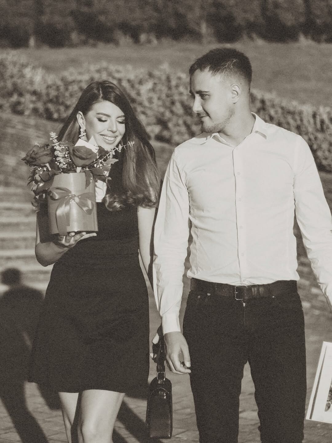 Adna y Faris en su despedida de solteros