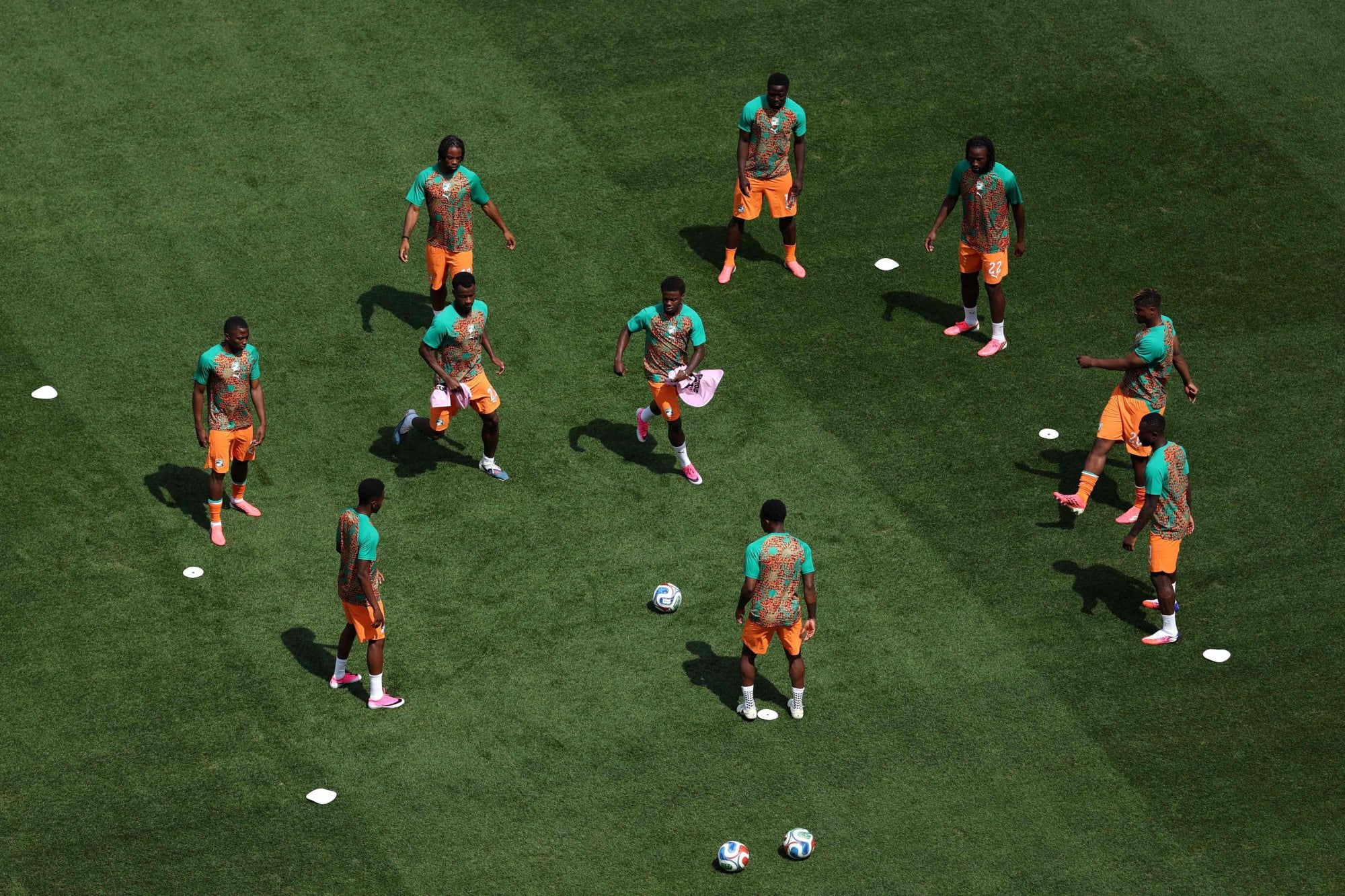 Curazao vs. Costa de Marfil, EN VIVO por el Mundial 2026: minuto a minuto del partido 7 Los jugadores e Costa de Marfil en la entrada en calor