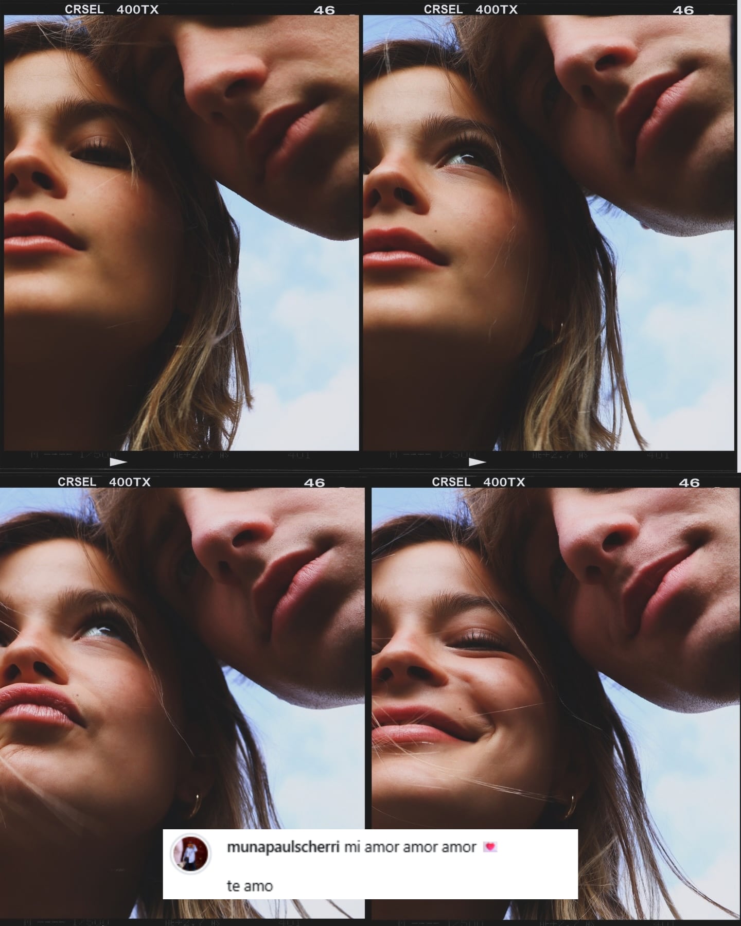 Si bien la joven intenta mantener su relación en privado, compartió en sus redes sociales algunas románticas fotos con su novio (Foto: Instagram @munapaulscherri)