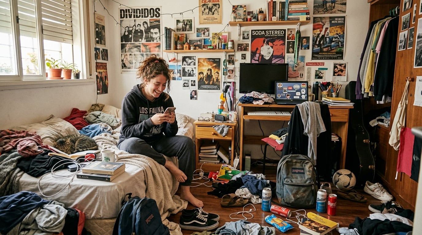Qué dice la psicología de las personas que viven con su habitación desordenada