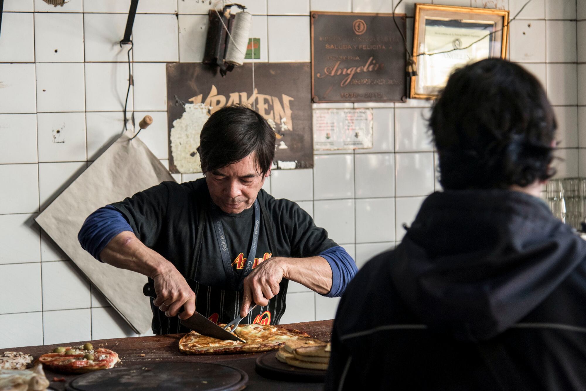 El sabor de la pizza no ha cambiado en décadas, dicen los habitués