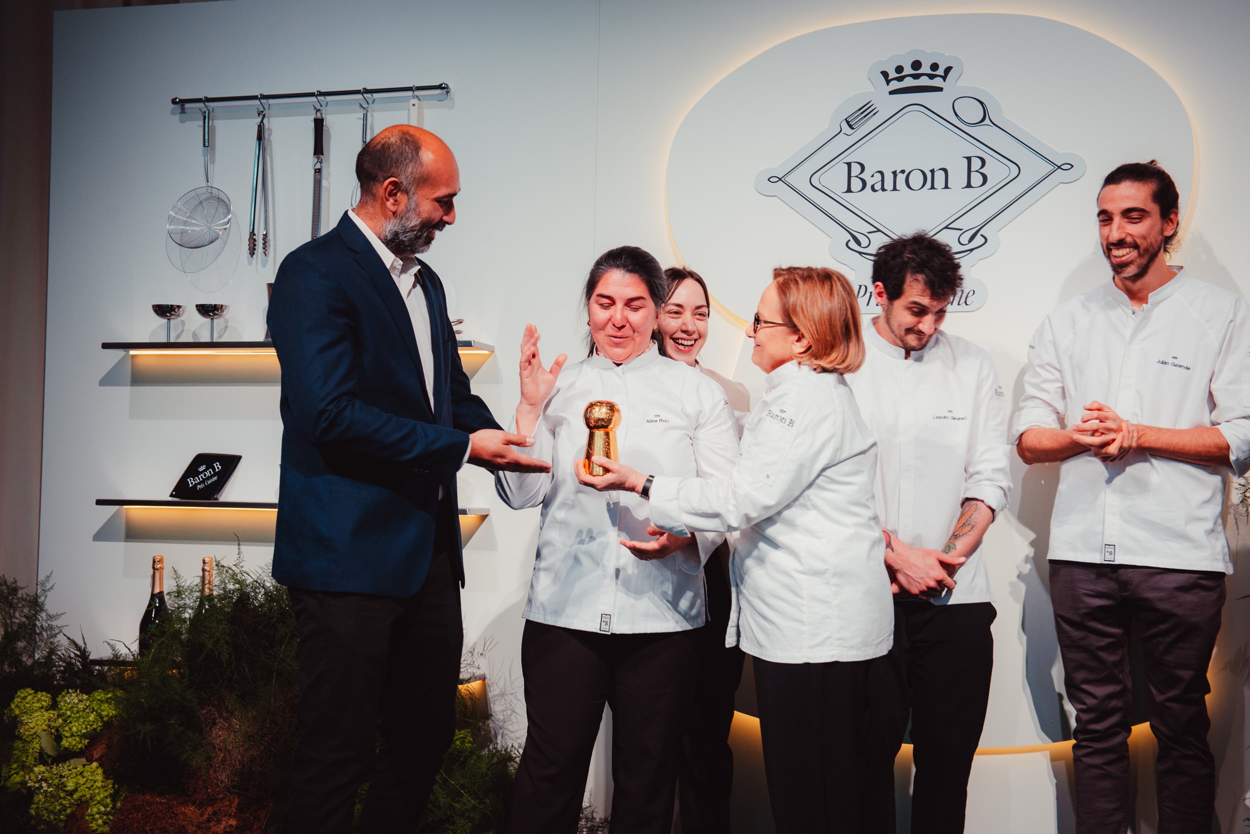 El momento de la premiación del Prix Baron B (Crédito: Gabriel Larraburu)