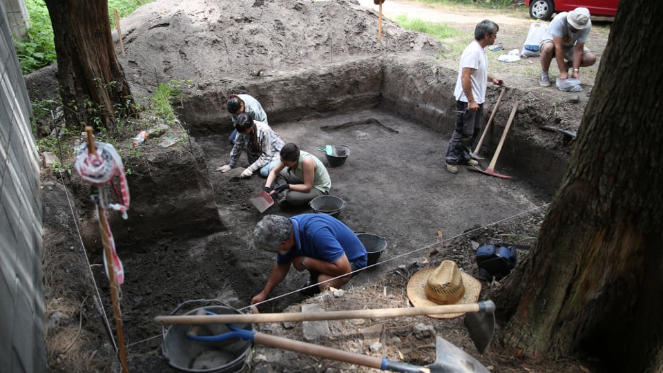 Excavaciones en el Sitio La Noria, en 2020