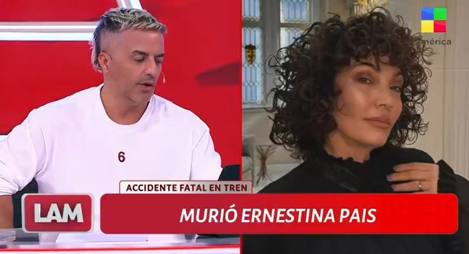 Ángel de Brito anunció en vivo la trágica muerte de Ernestina Pais