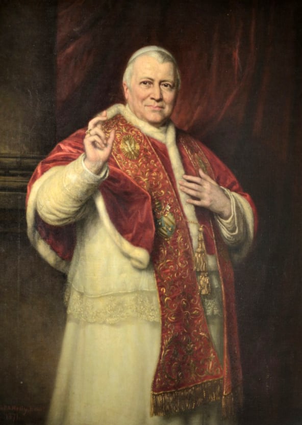 Retrato del papa Pío IX, de George Peter Alexander Healy