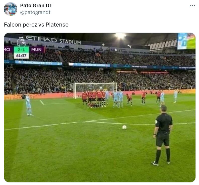 Falcón Pérez quedó en el centro de la polémica y también de los memes