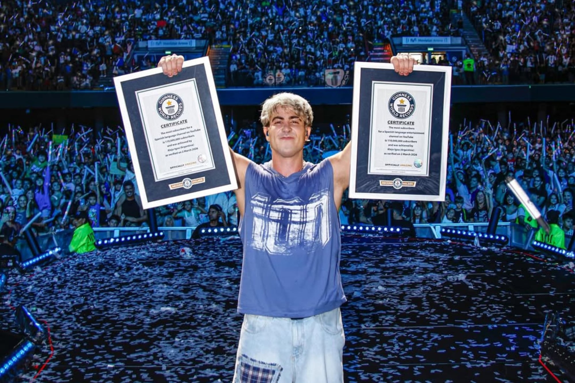 Quién es Alejo Igoa, el youtuber argentino que no para de romper récords