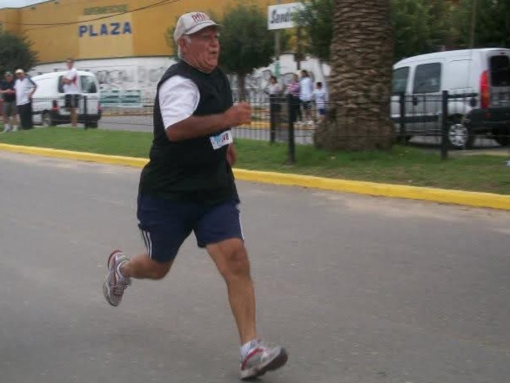 Llegando a la meta.