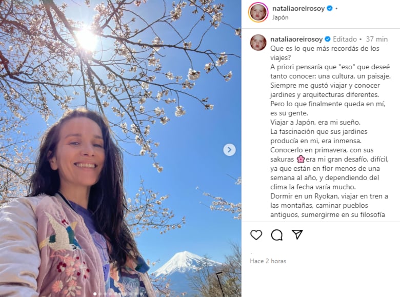 La actriz detalló qué fue lo que más le impactó de Japón