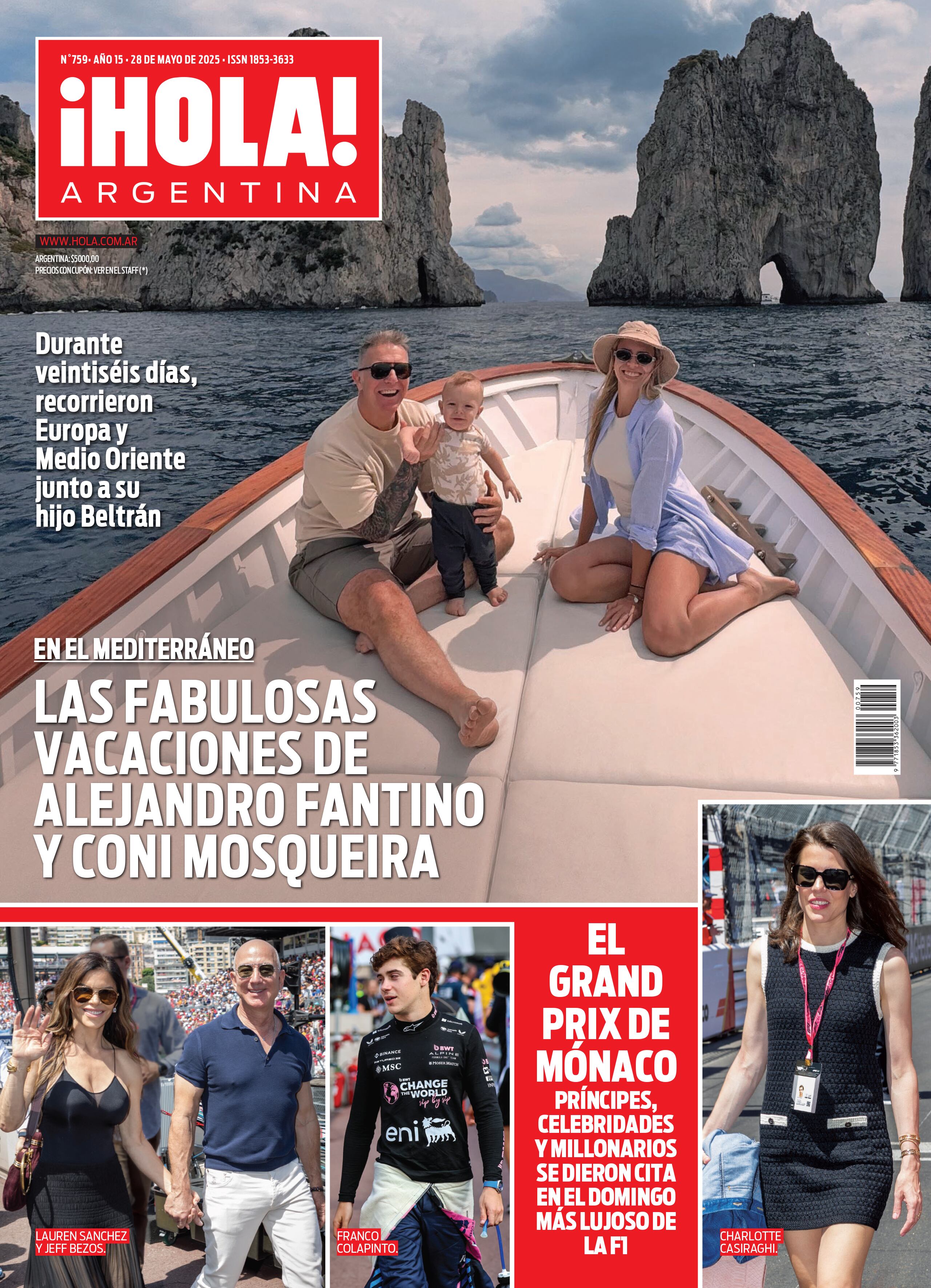 La tapa de revista ¡Hola! de esta semana.