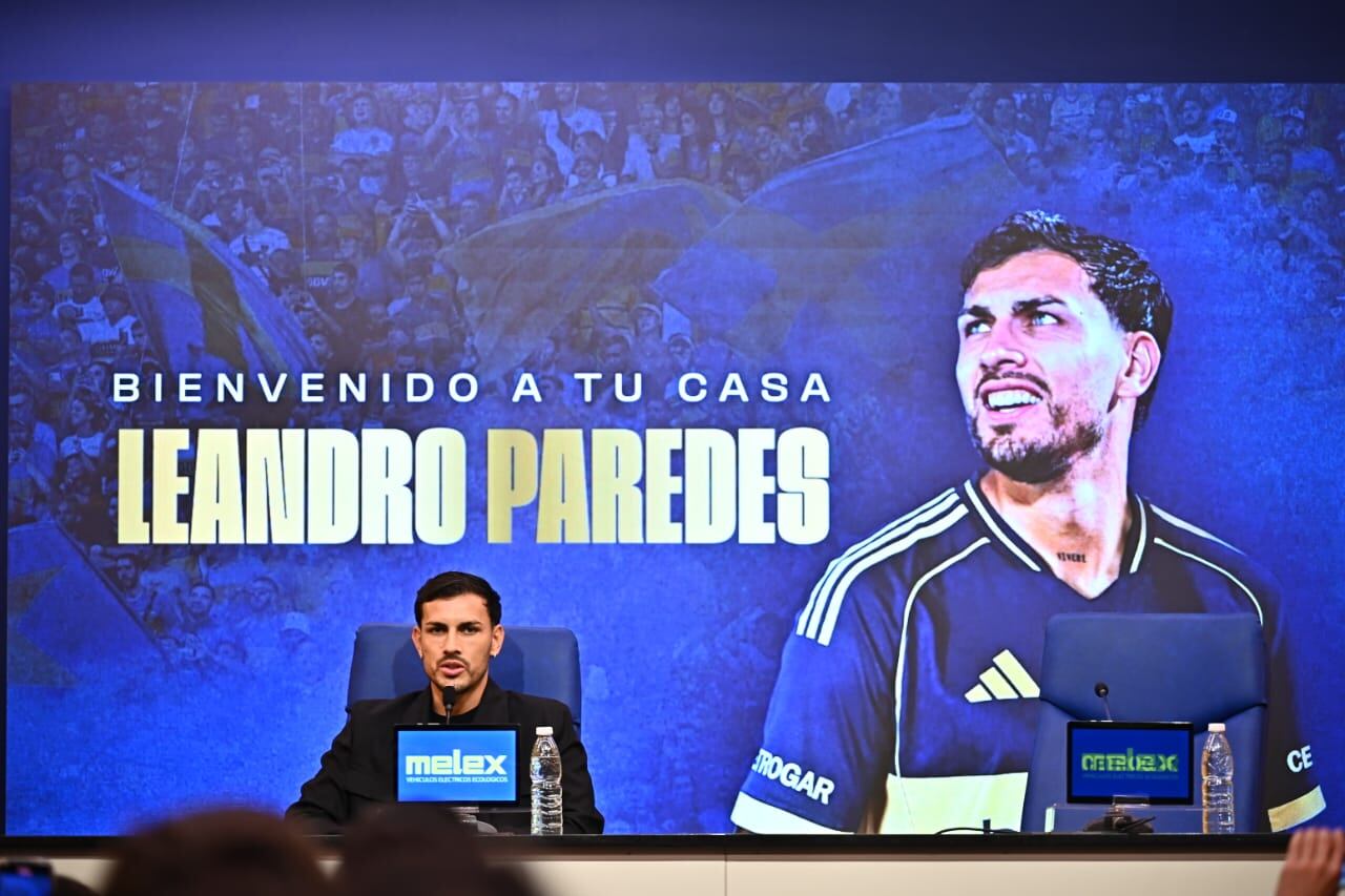 La presentación de Leandro Paredes en Boca Juniors
