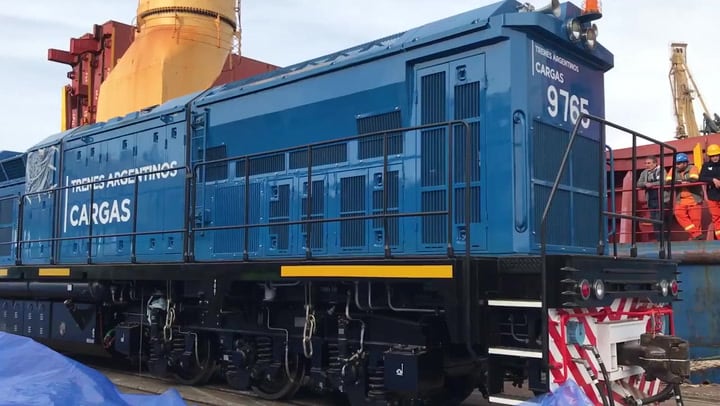 GF Default - Llegaron 18 nuevas locomotoras para el Belgrano cargas