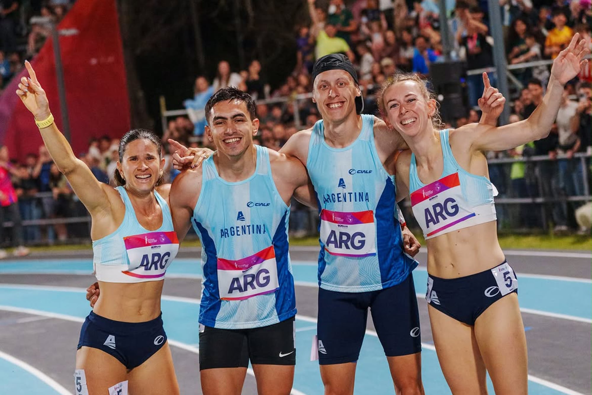 Atletismo fue uno de los deportes en los que la Argentina consiguió varias medallas en Santa Fe 2026
