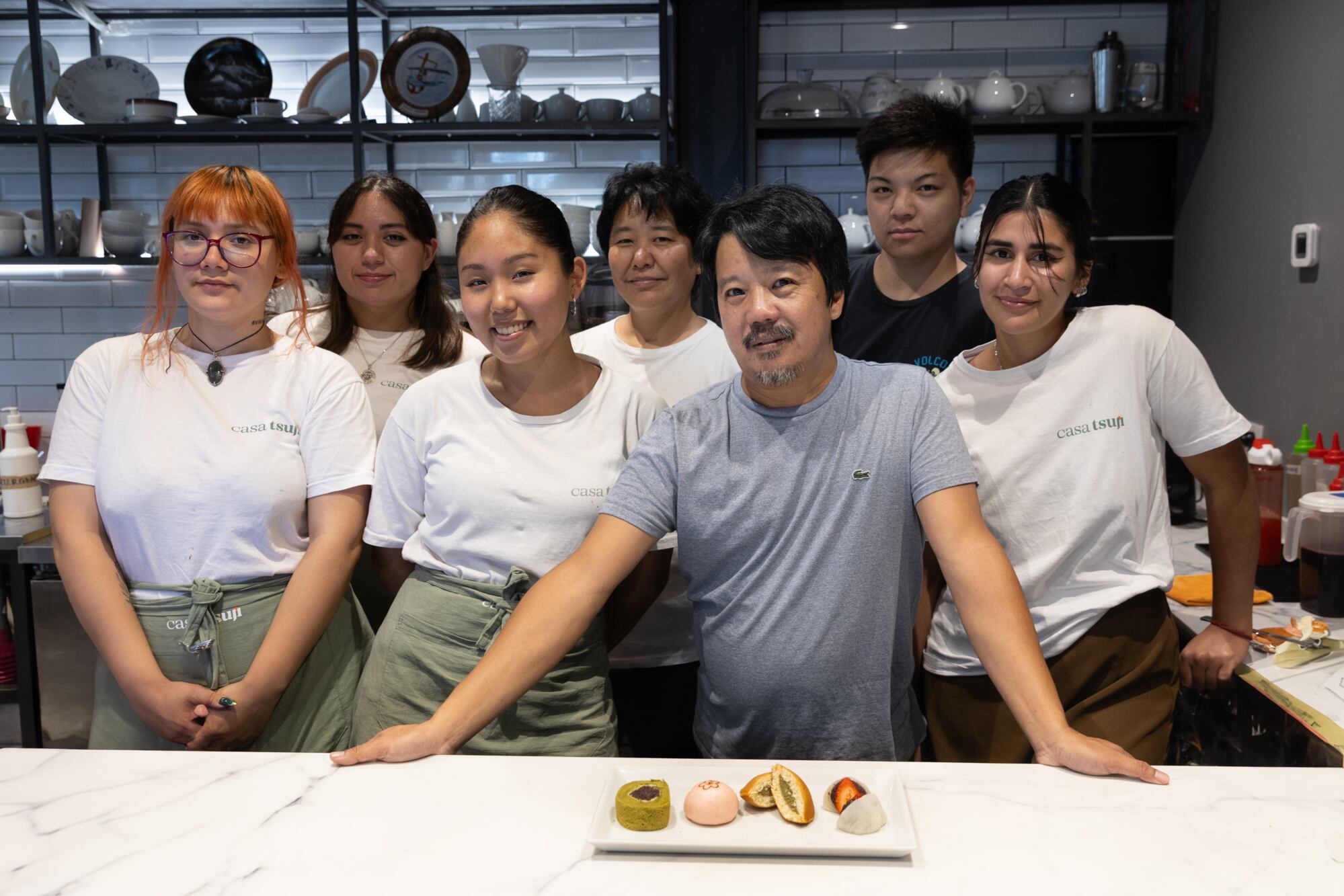 El equipo de Casa Tsuji.