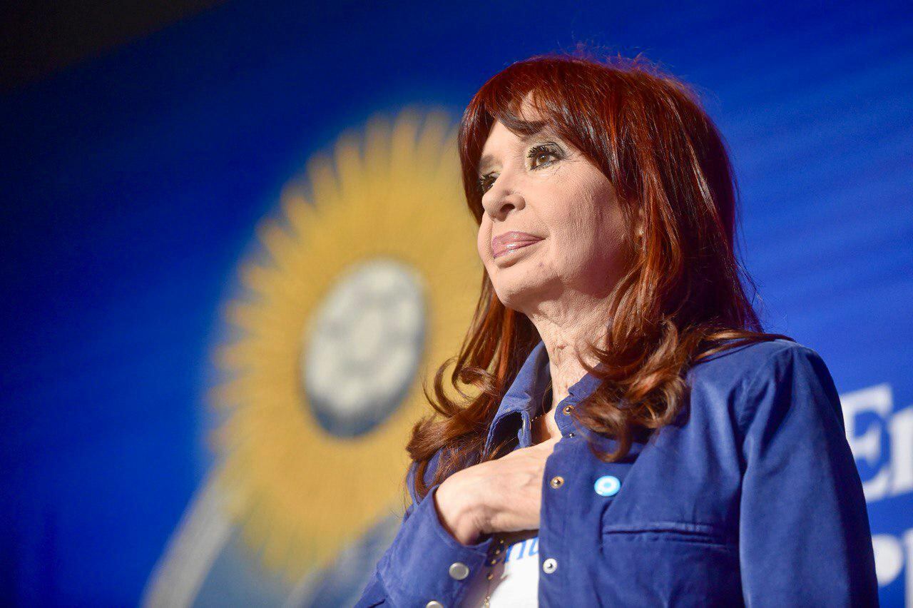 Cristina Kirchner en su última aparición pública, para el 25 de Mayo