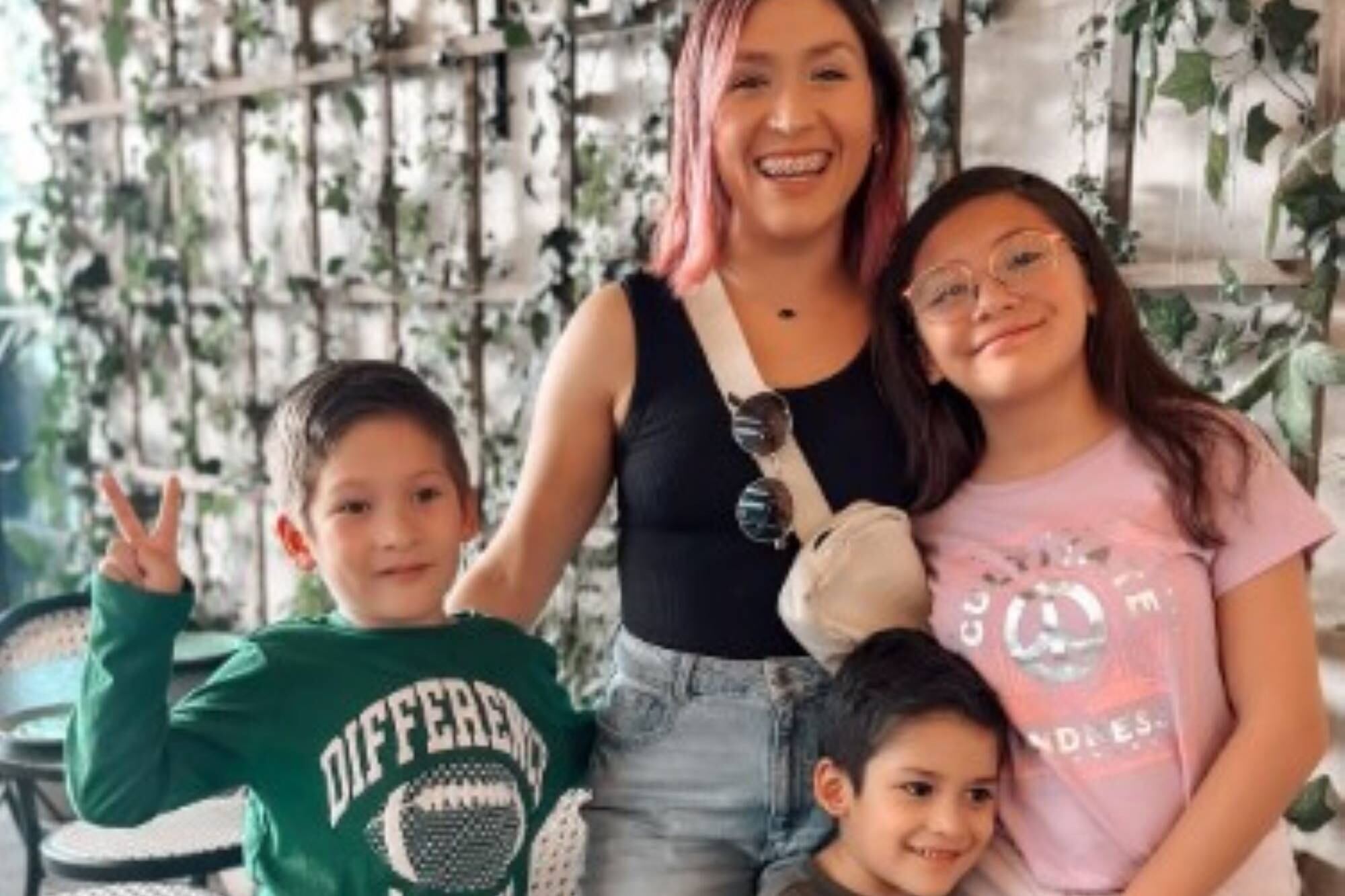 Naara contó que sus hijos se adaptaron bien a la vida en México y están felices