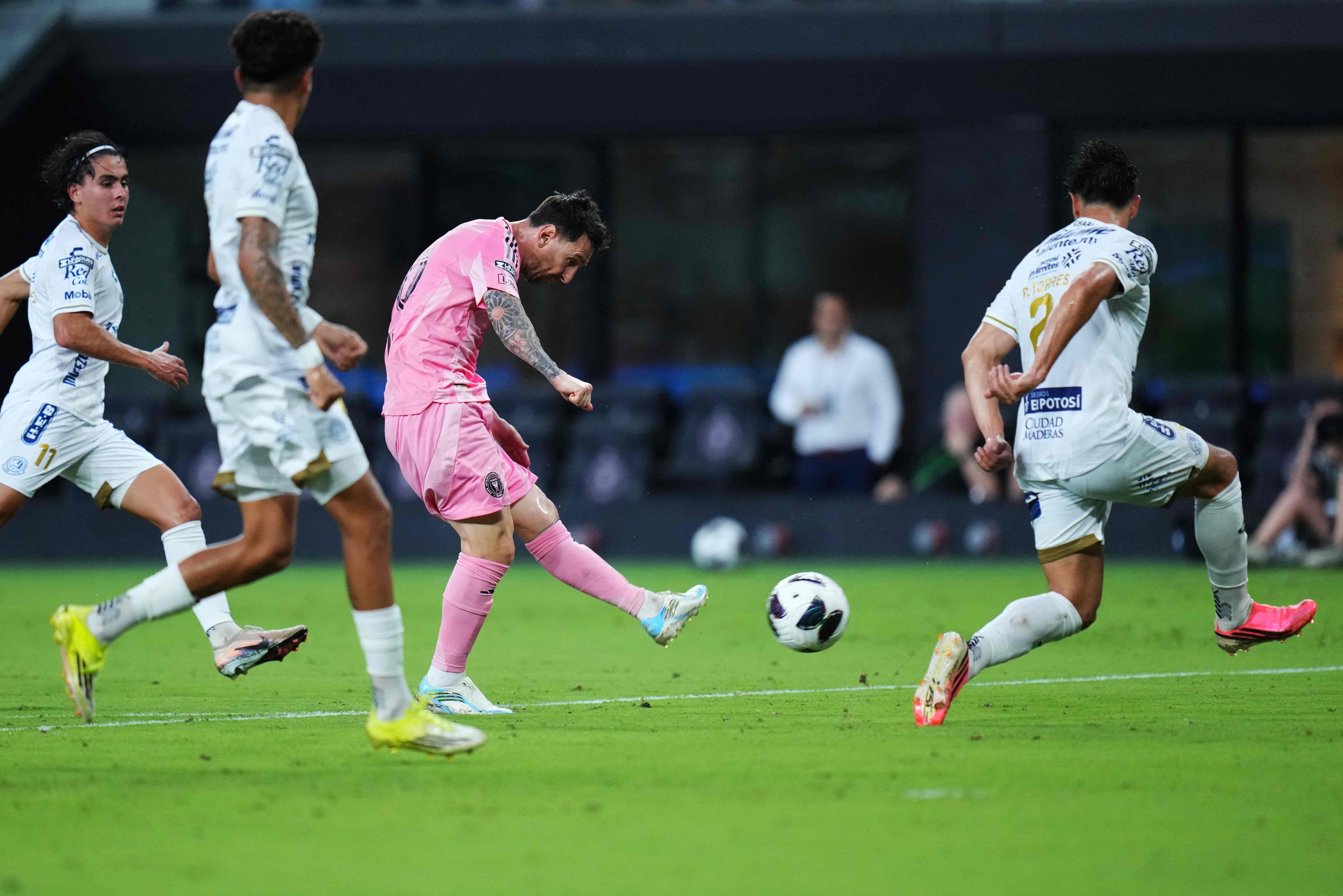 Lionel Messi en Inter Miami vs. San Luis, en vivo, por la Leagues Cup: el minuto a minuto del partido