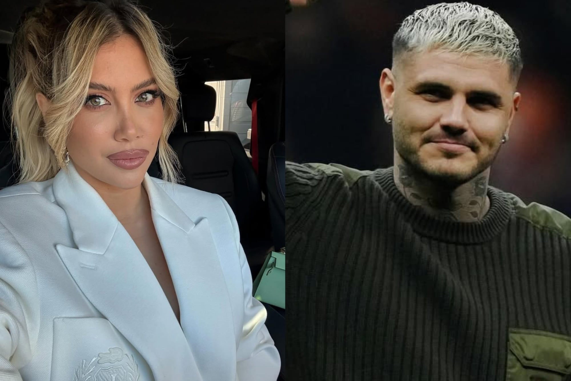 Wanda Nara dijo que la deuda de River le correspondía a Mauro Icardi por tratarse de una actividad extracurricular de sus hijas (Foto: Instagram/@wanda_nara y @mauroicardi)