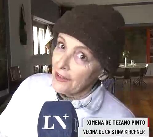 La exvecina de Cristina Kirchner