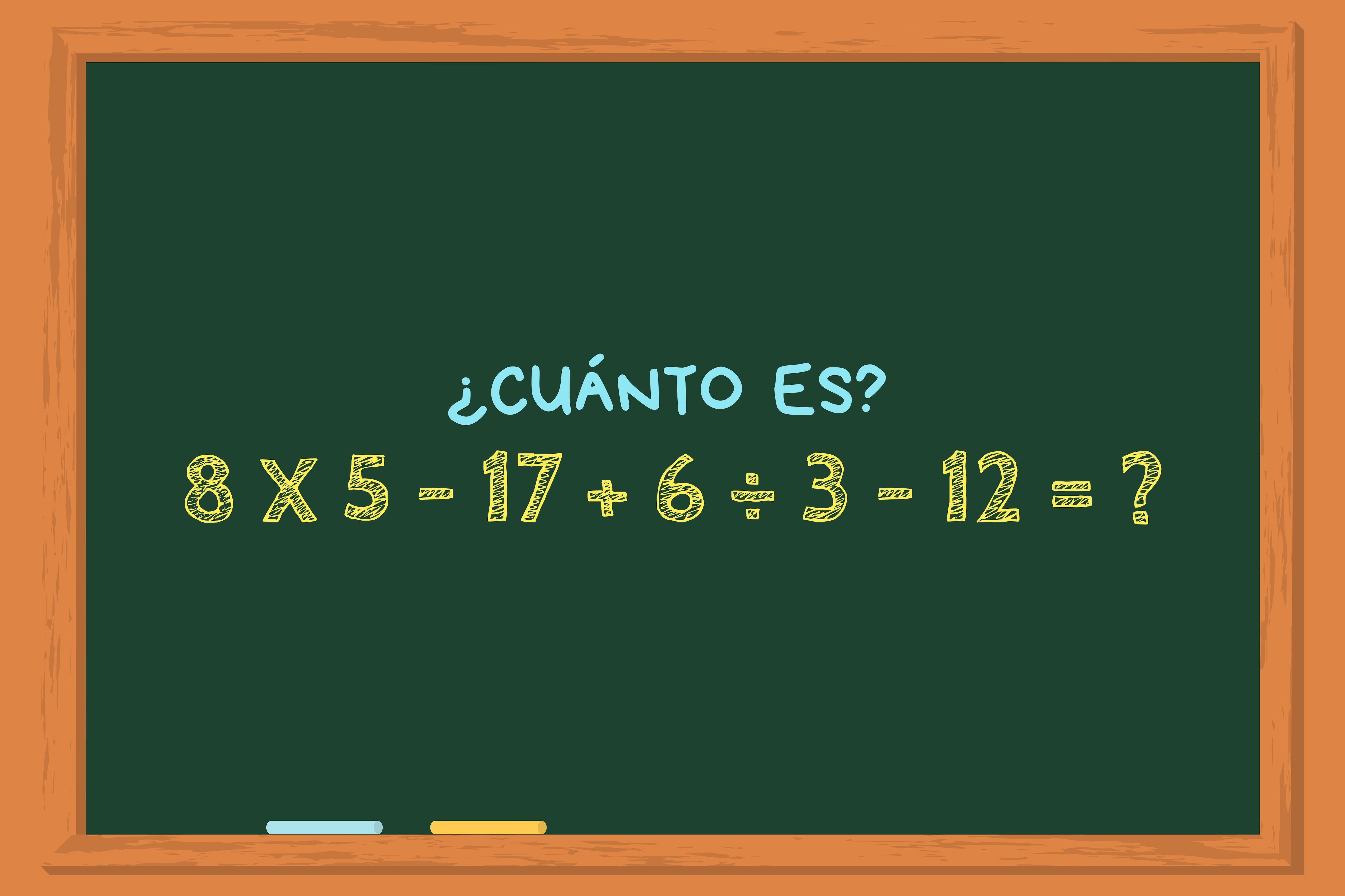 Si olvidamos el orden estricto de las operaciones, esto puede llevarnos a un error garrafal
