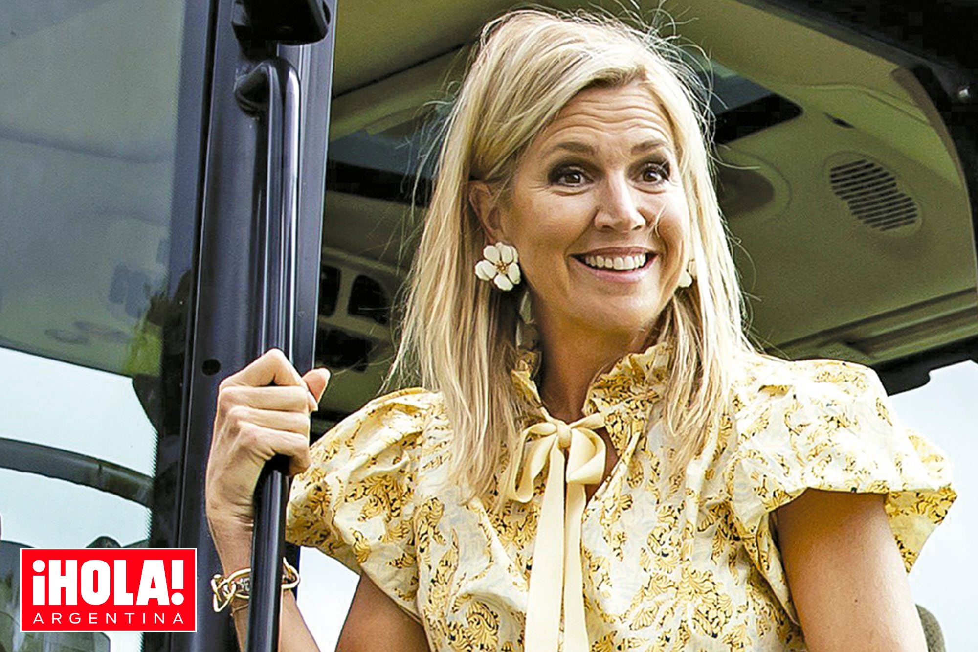 La reina Máxima de los Países Bajos participó en actividades de construcción sostenible