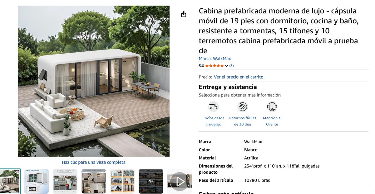 Esta vivienda dispone de dormitorio, cocina y baño, con un precio de US$36.851