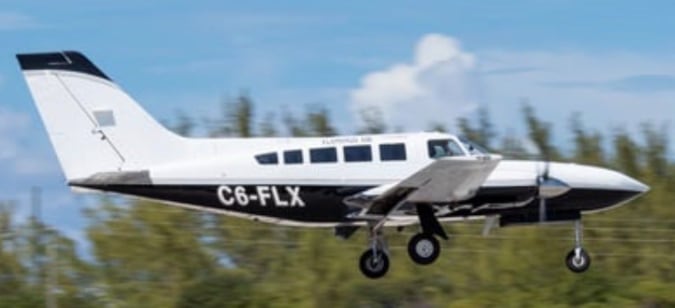 La aeronave Cessna 402C se estrelló en el norte de San Andros en las Bahamas