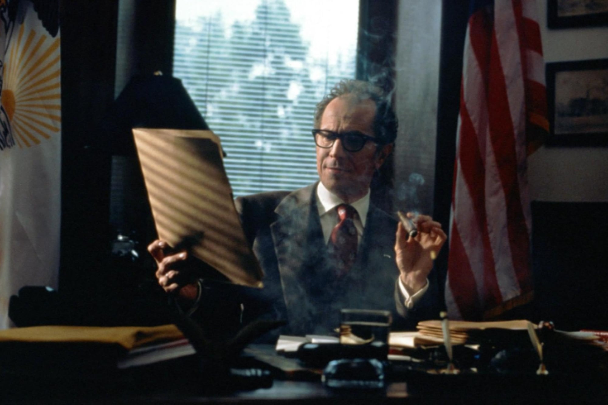 Gary Oldman en la película Candidata al poder (2000) (Foto: IMDb)
