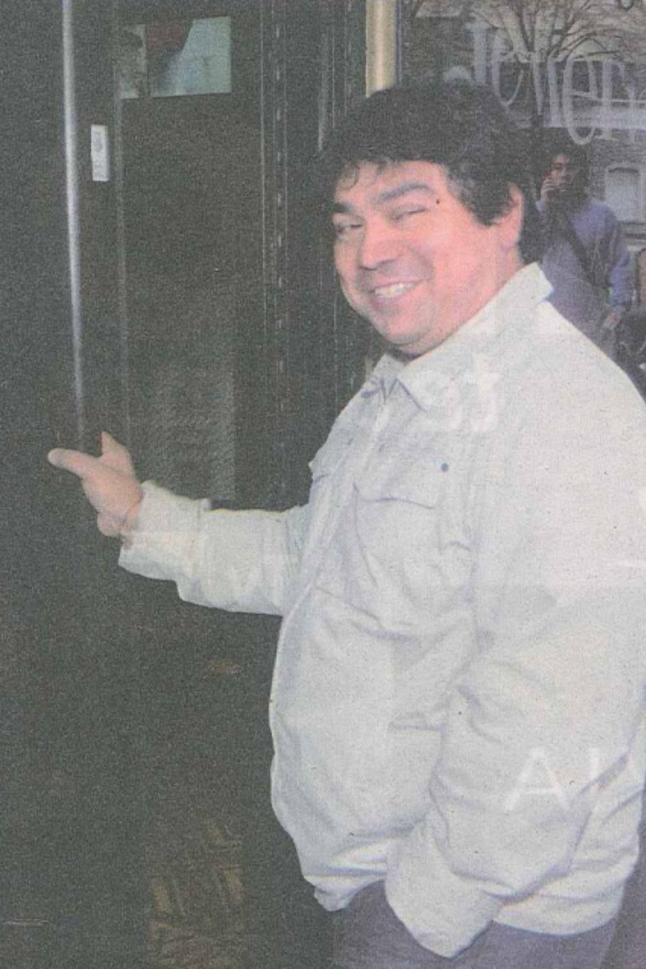 Emilio Madonna Quiroz en noviembre de 2011, llegando al tribunal que lo condenó por