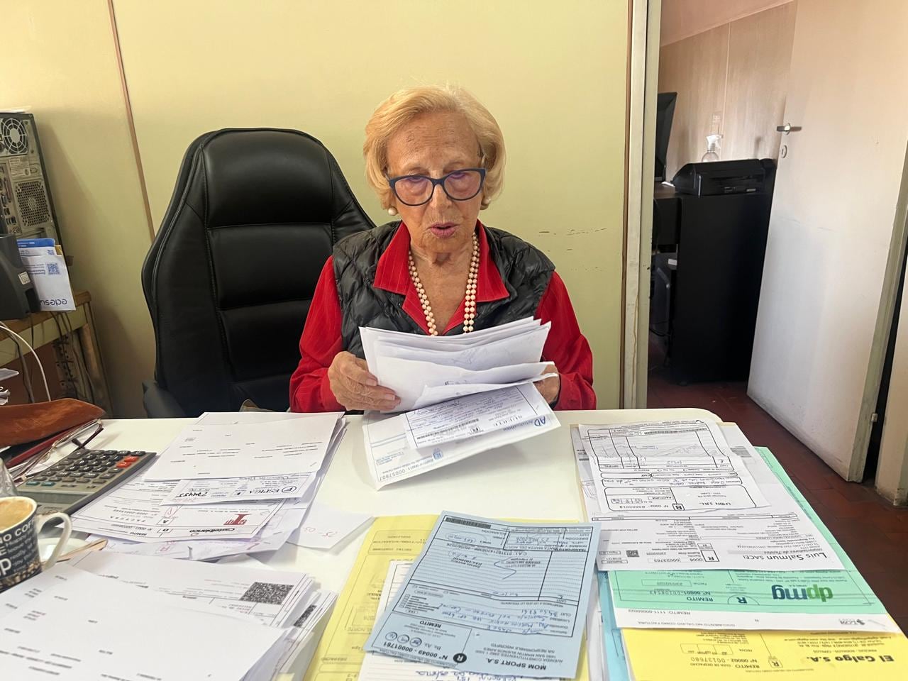 Marta fundó hace más de 50 años su empresa de logística que realiza transportes generales a Santiago del Estero