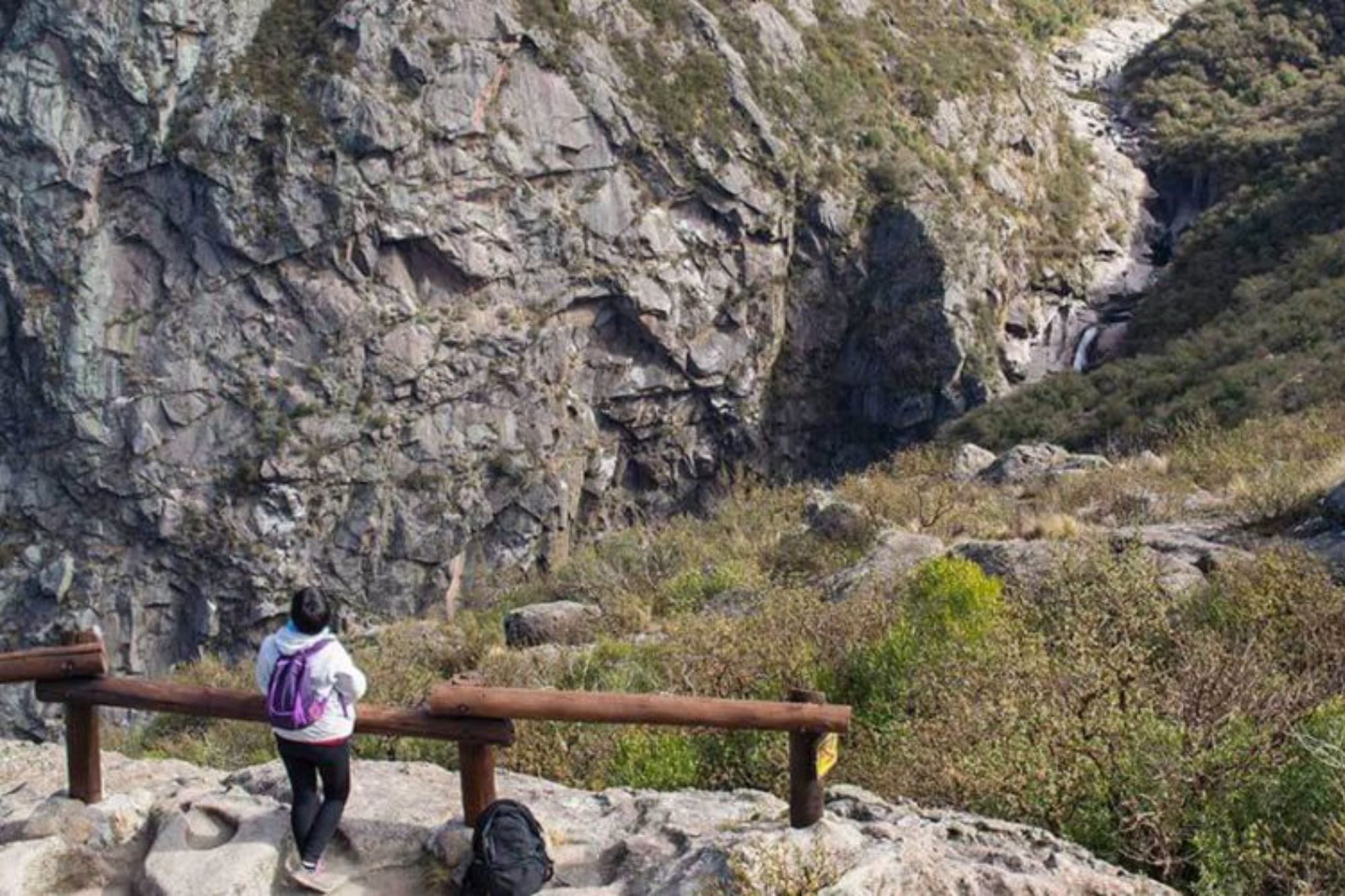 Parte de un sendero de la Quebrada del Condorito