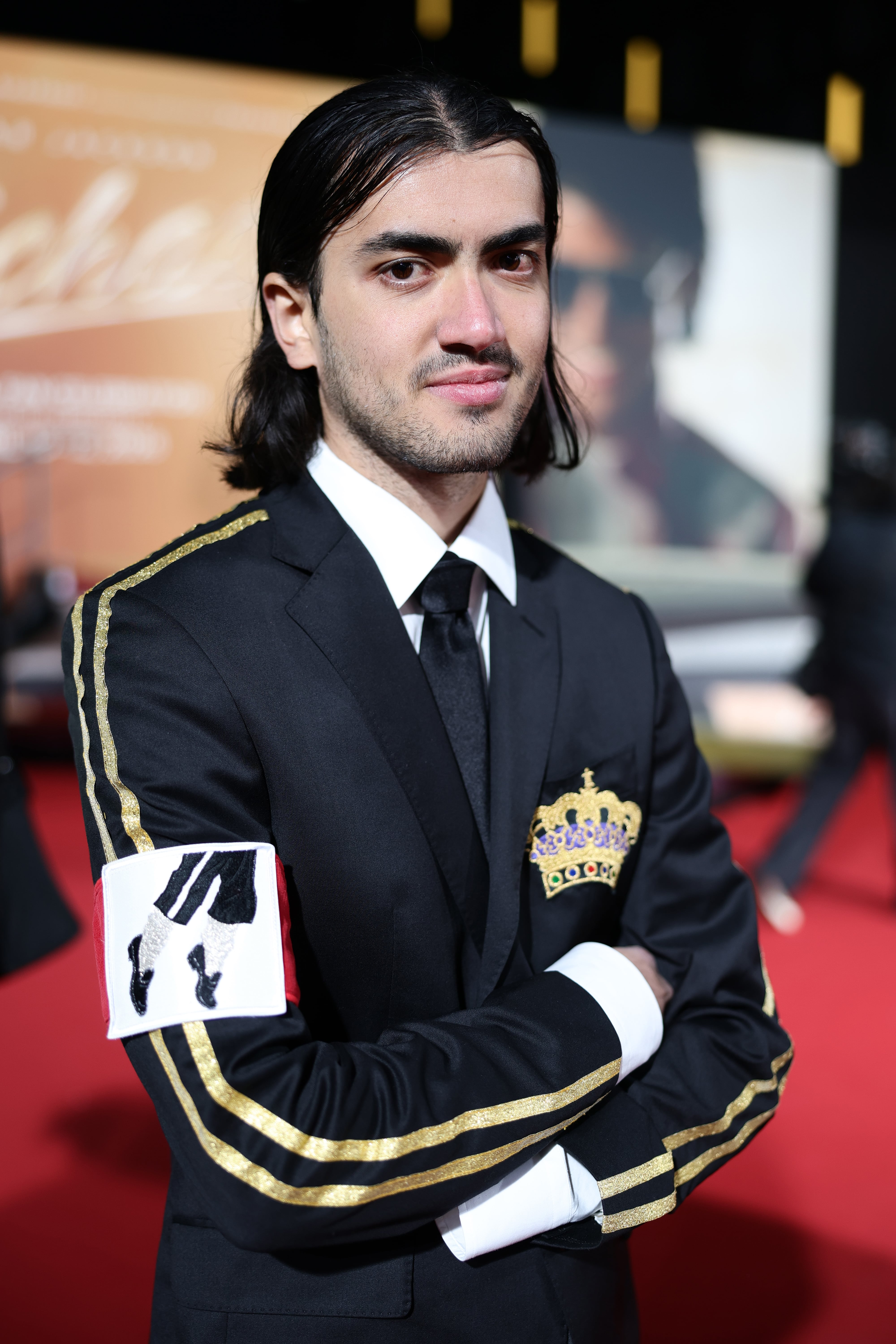 Bigi Jackson en Berlín, Alemania, en la avant premiere de Michael