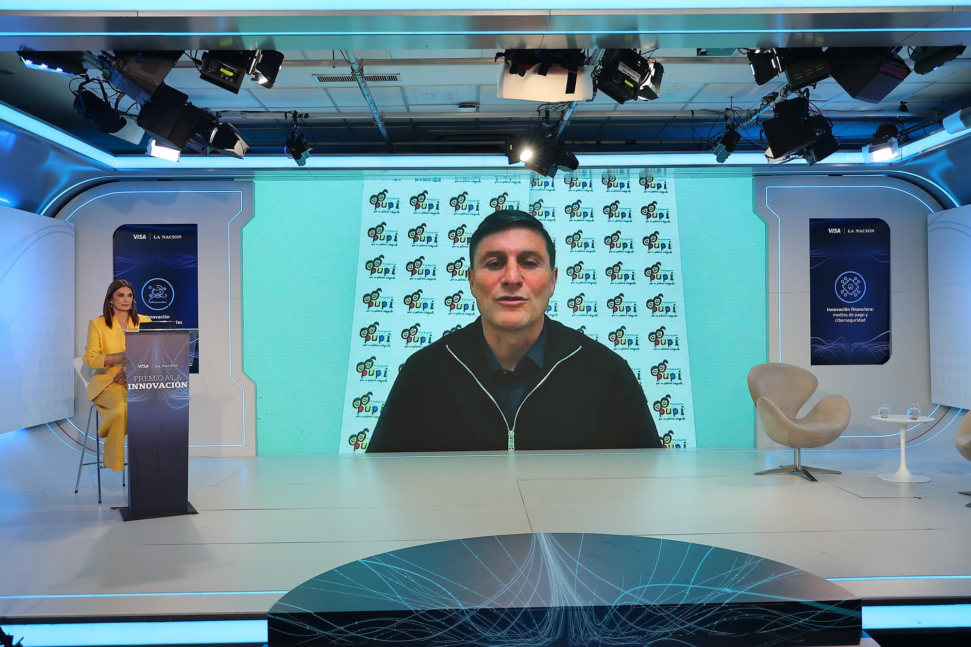 Javier Zanetti en el evento