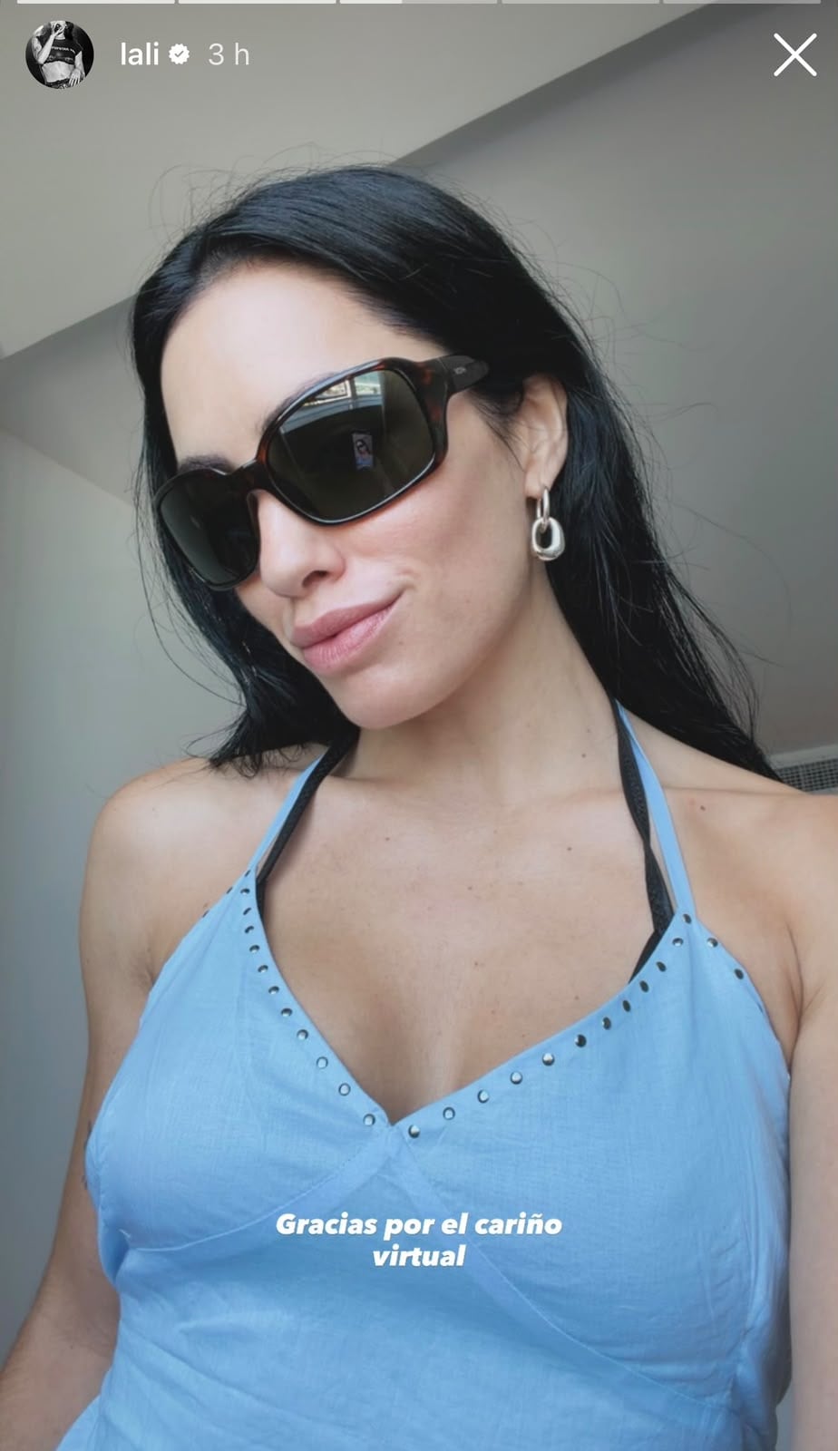 Lali, a sus 35, se mostró feliz y agradecida