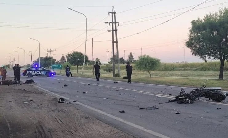 Santa Fe: dos muertos en una colisión frontal de motos en la ruta nacional 11