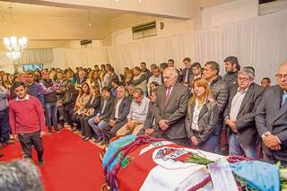 La despedida al diputado radical asesinado