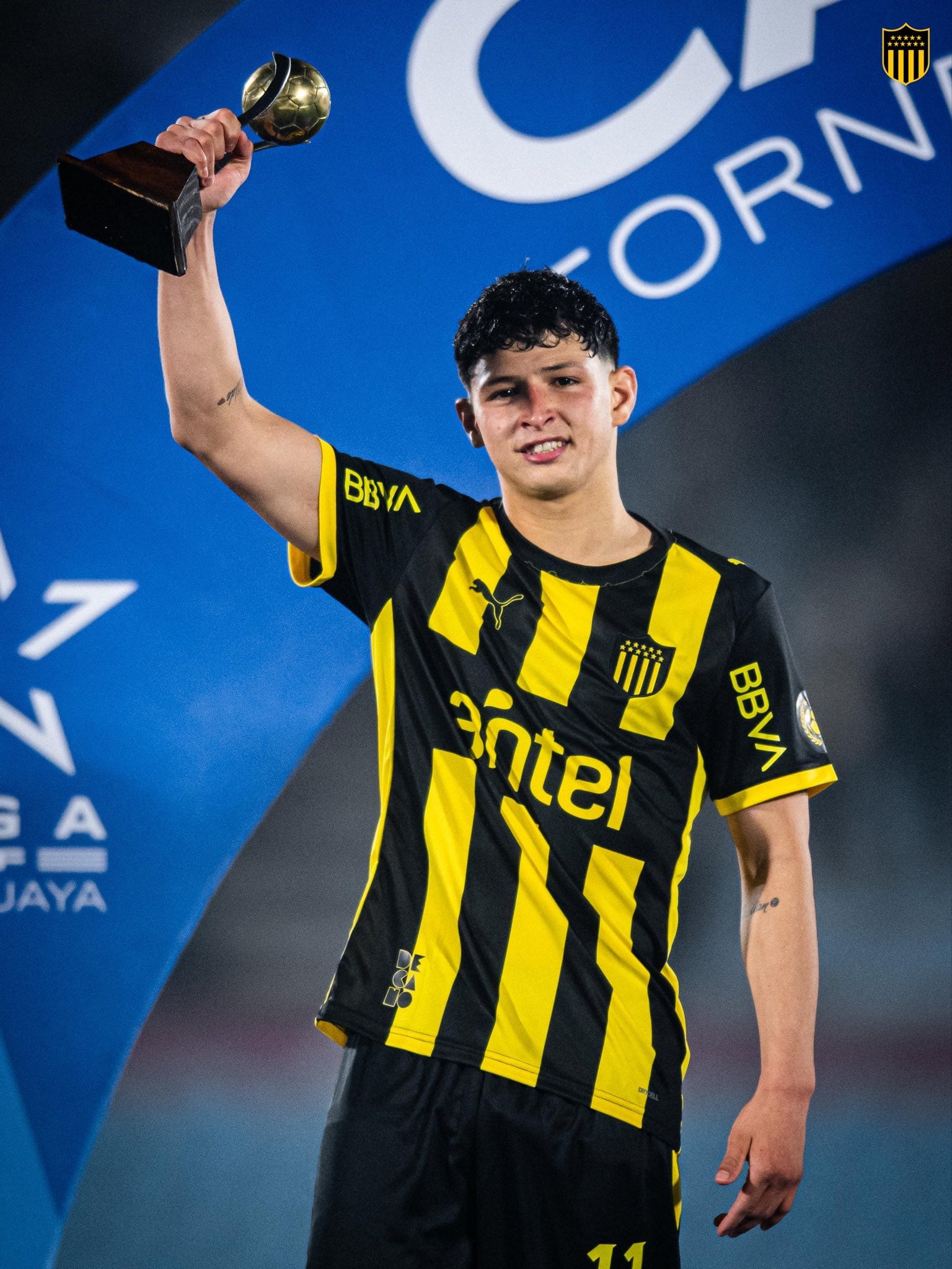 Leonel Jaime, elegido el MVP de la final del torneo Intermedio ganada por Peñarol