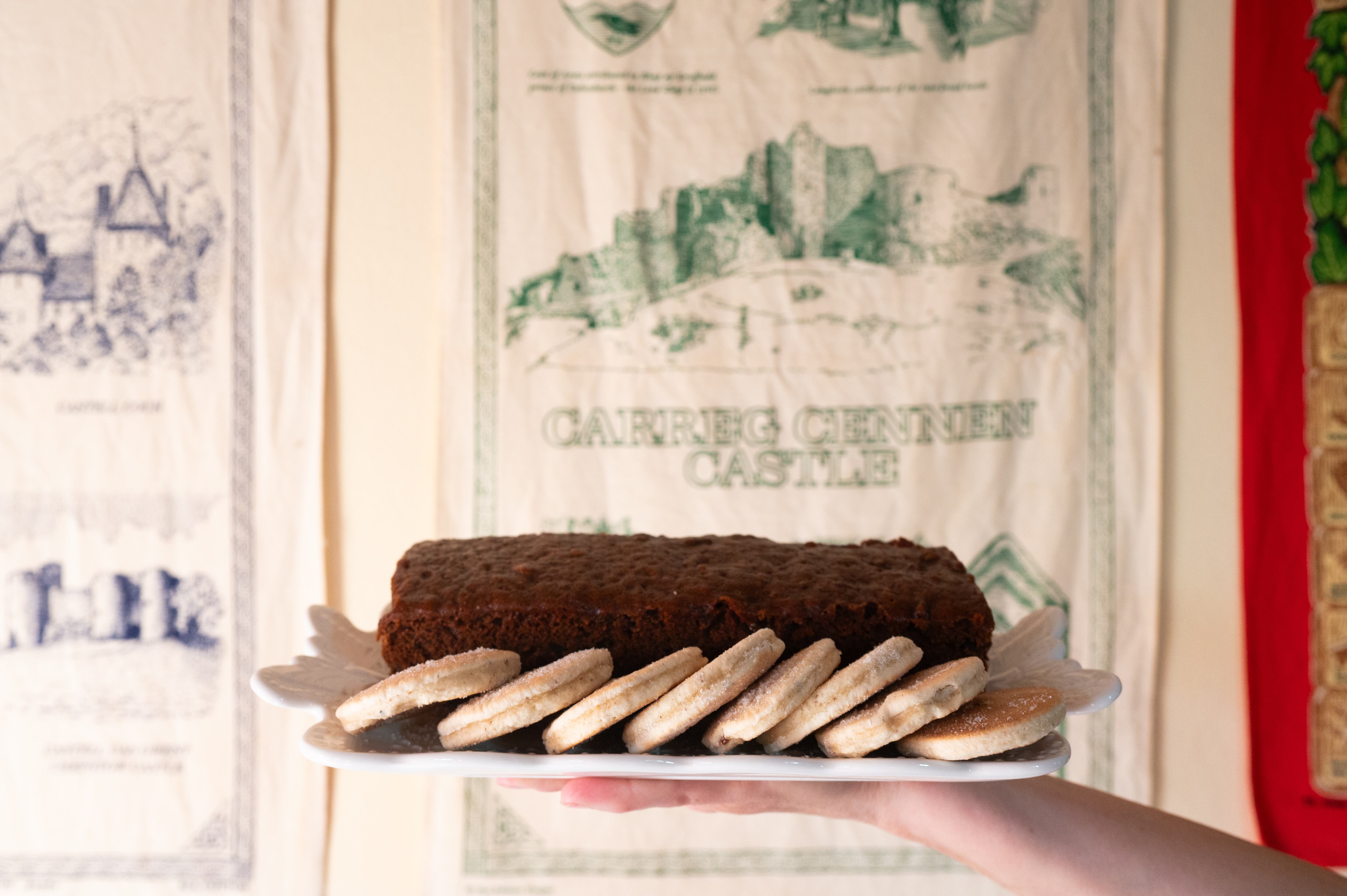 Torta galesa y teisen bach en Plas y Coed