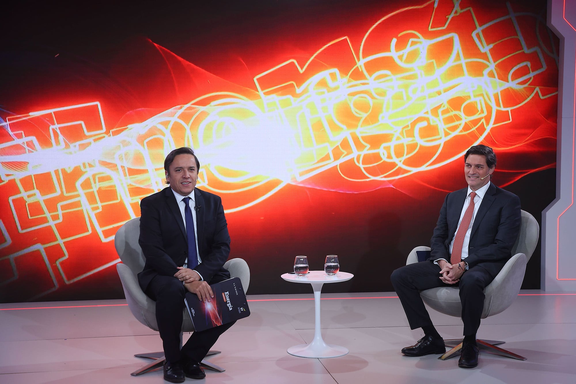 José Del Rio, secretario general de Redacción de LA NACION, y Juan Martín Bulgheroni, jefe de Gabinete de Pan American Energy