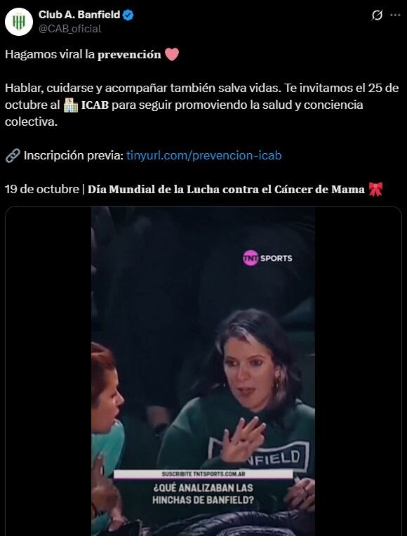 La campaña que lanzó Banfield por el Día del cáncer de mama