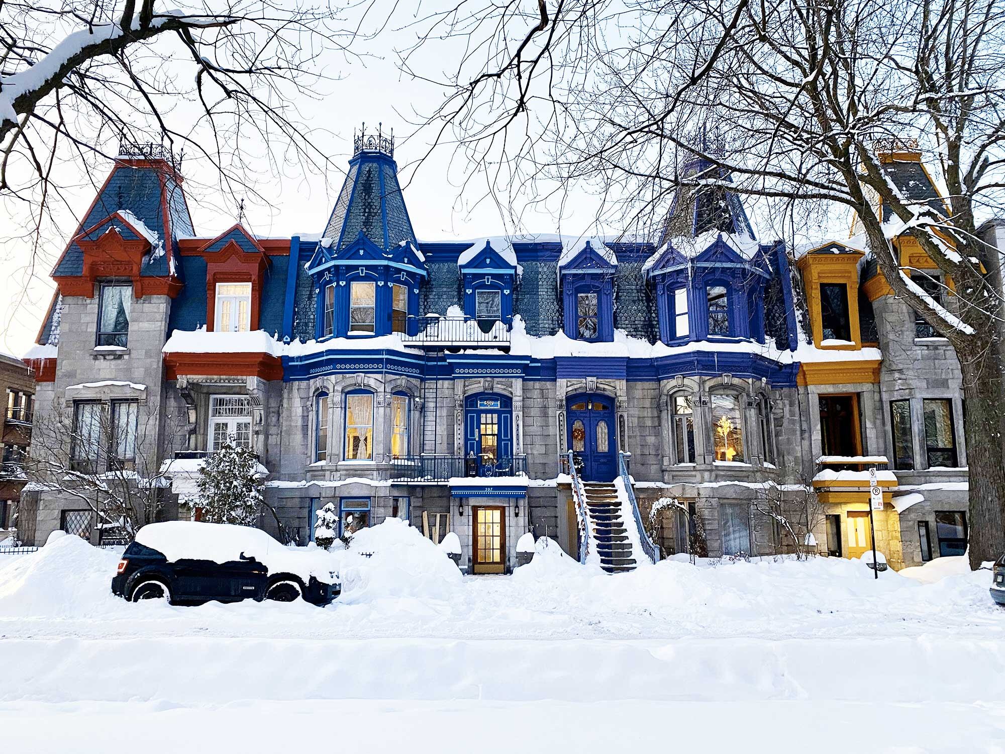 Invierno en Montreal.