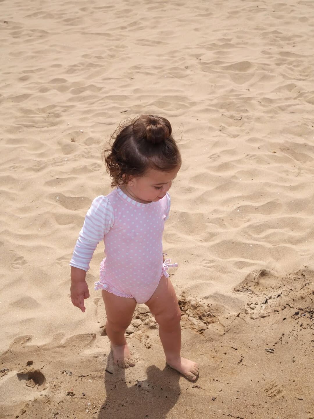 Olivia disfrutó de la playa (Foto: Instagram @soficalzetti)