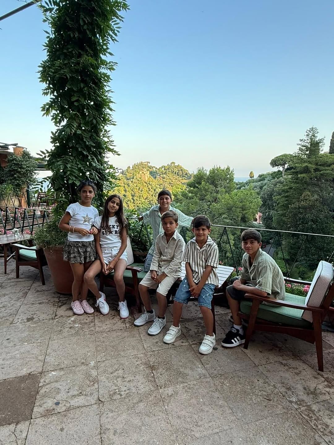 Los hijos de Anto Roccuzzo y Daniella Semaan (Foto: Instagram/@antonelaroccuzzo)