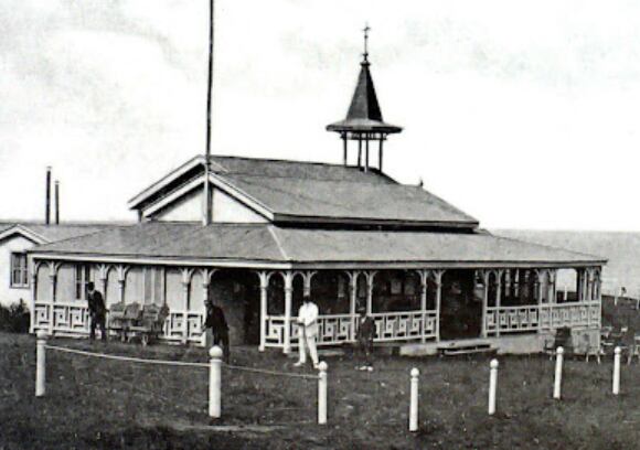 En los comienzos, la sede del Mar del Plata Golf Club era una casa de madera traída de Inglaterra