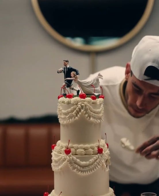La torta que aparece en el videoclip de Dos Amantes que generó rumores entre los fans de Tini Stoessel