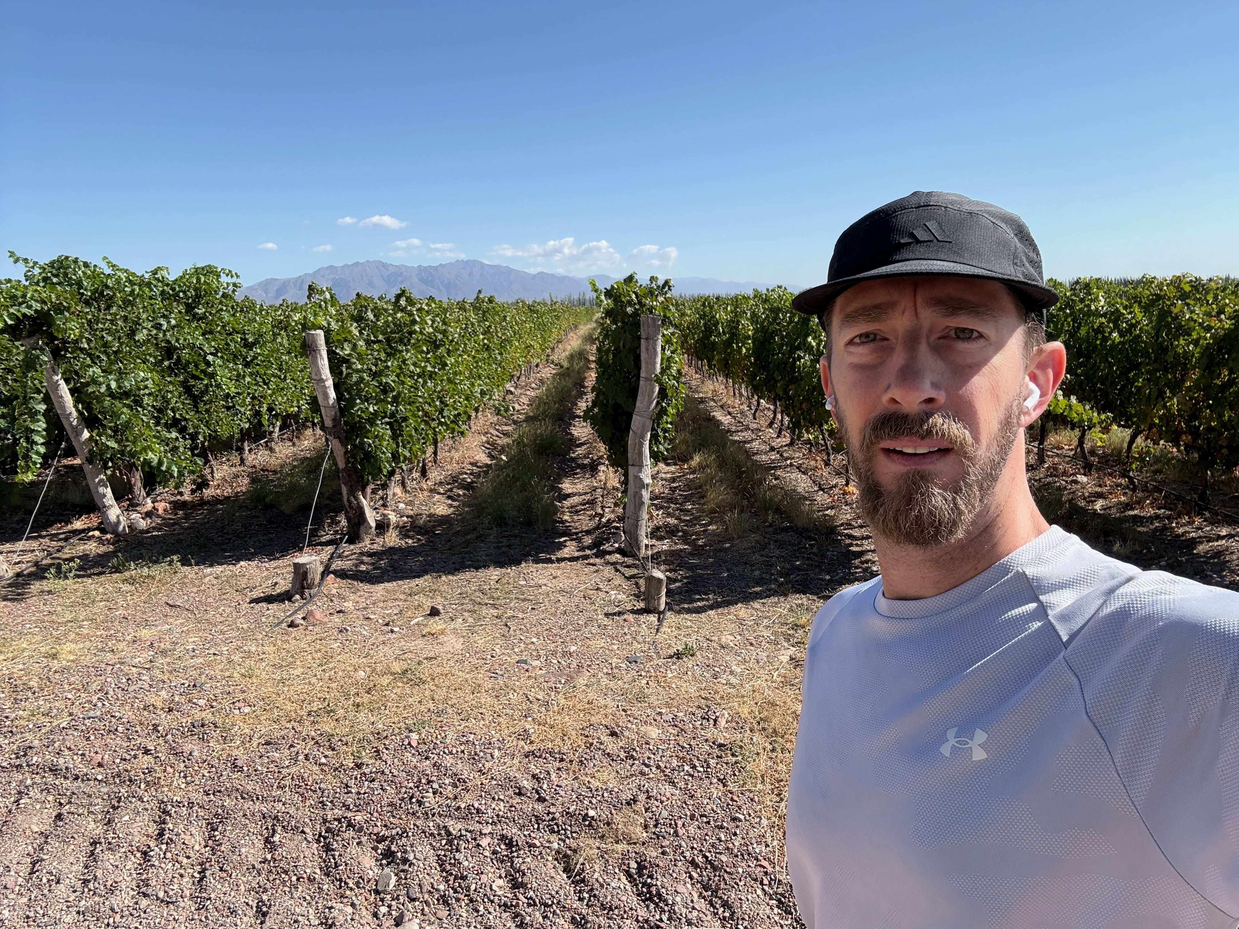 El australiano, Lee Torrens, en Mendoza.