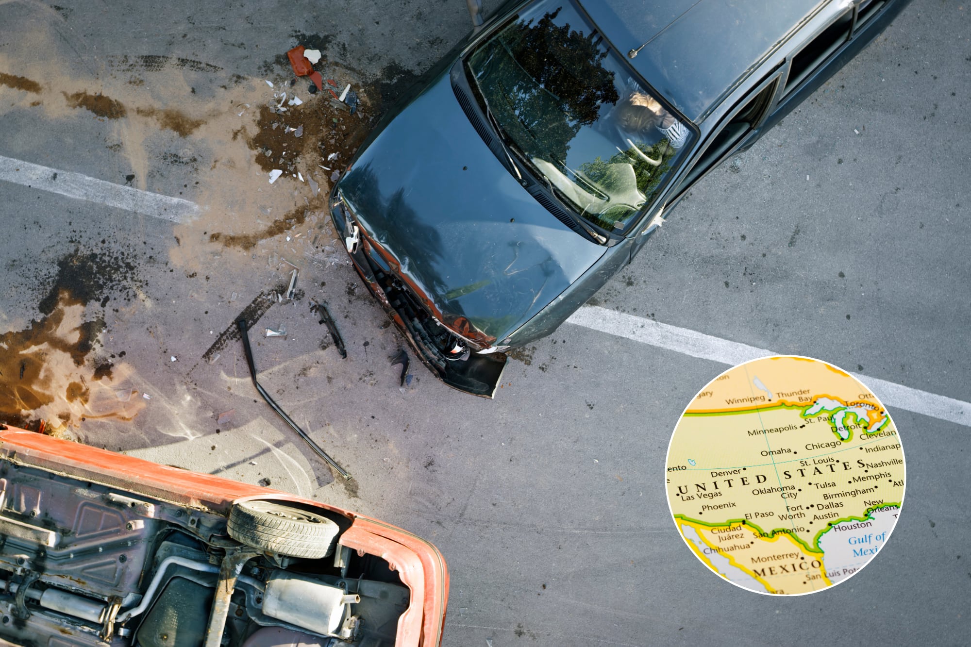 En Louisiana y Texas, el vehículo puede ser retenido o confiscado por falta de seguro