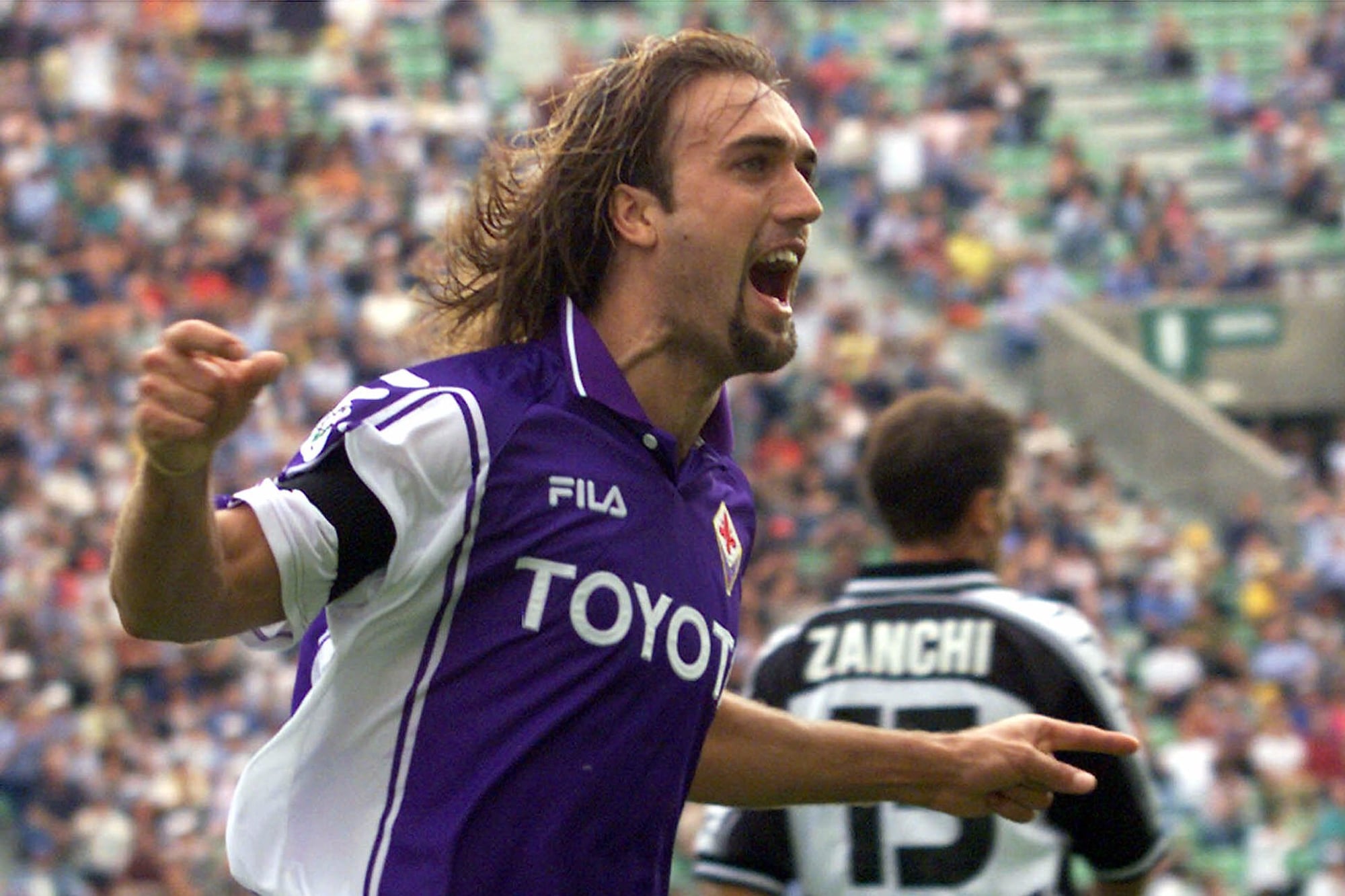 Gabriel Batistuta jugó en la Fiorentina entre 1991 y 2000