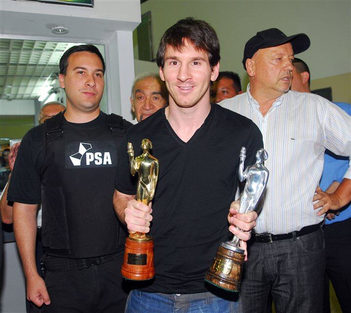 Lionel Messi ganó el Olimpia de Oro en cuatro oportunidades